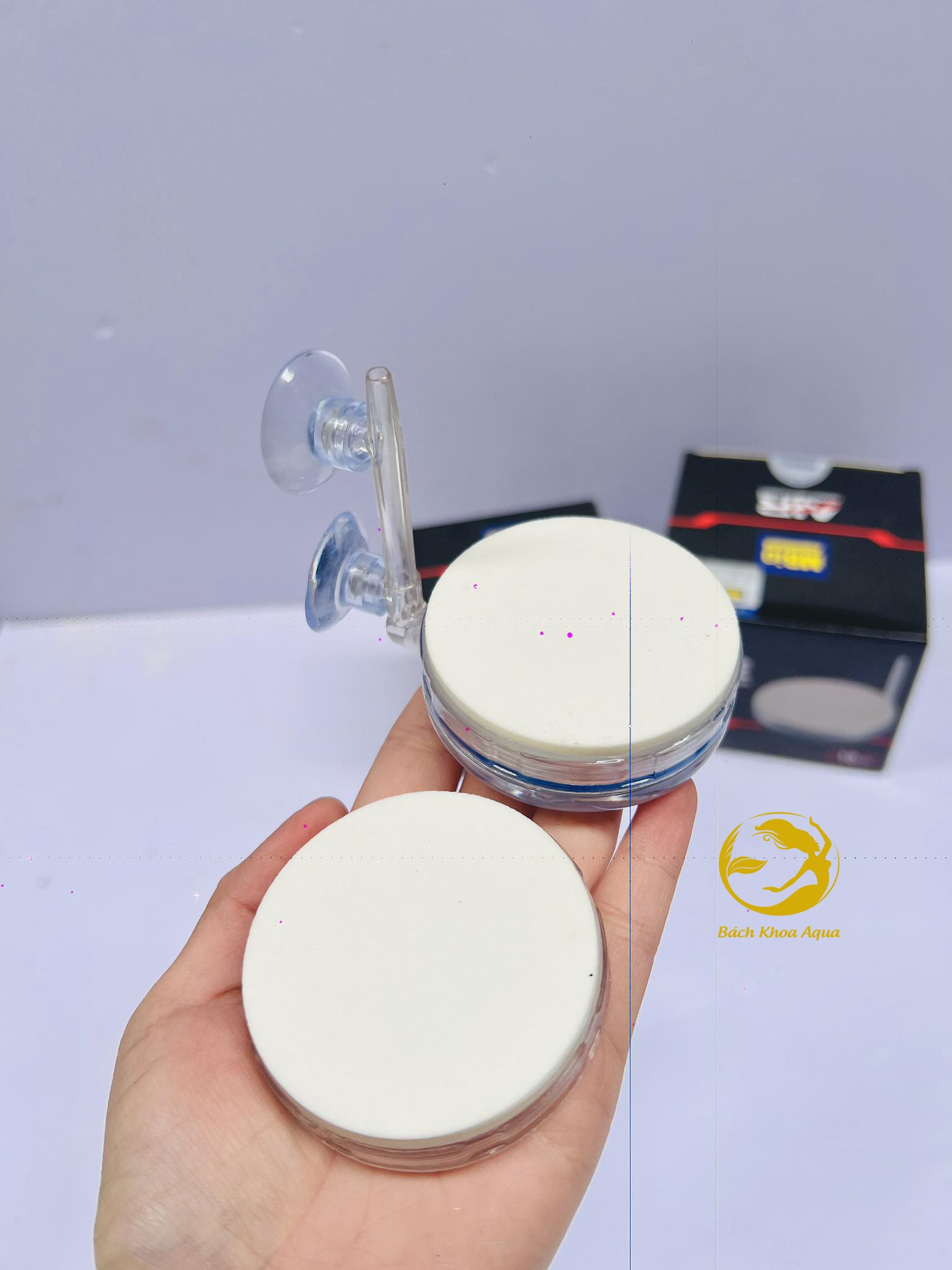 Đĩa sủi Oxy siêu mịn MBio 6cm - 10cm cho bể cá cảnh thủy sinh